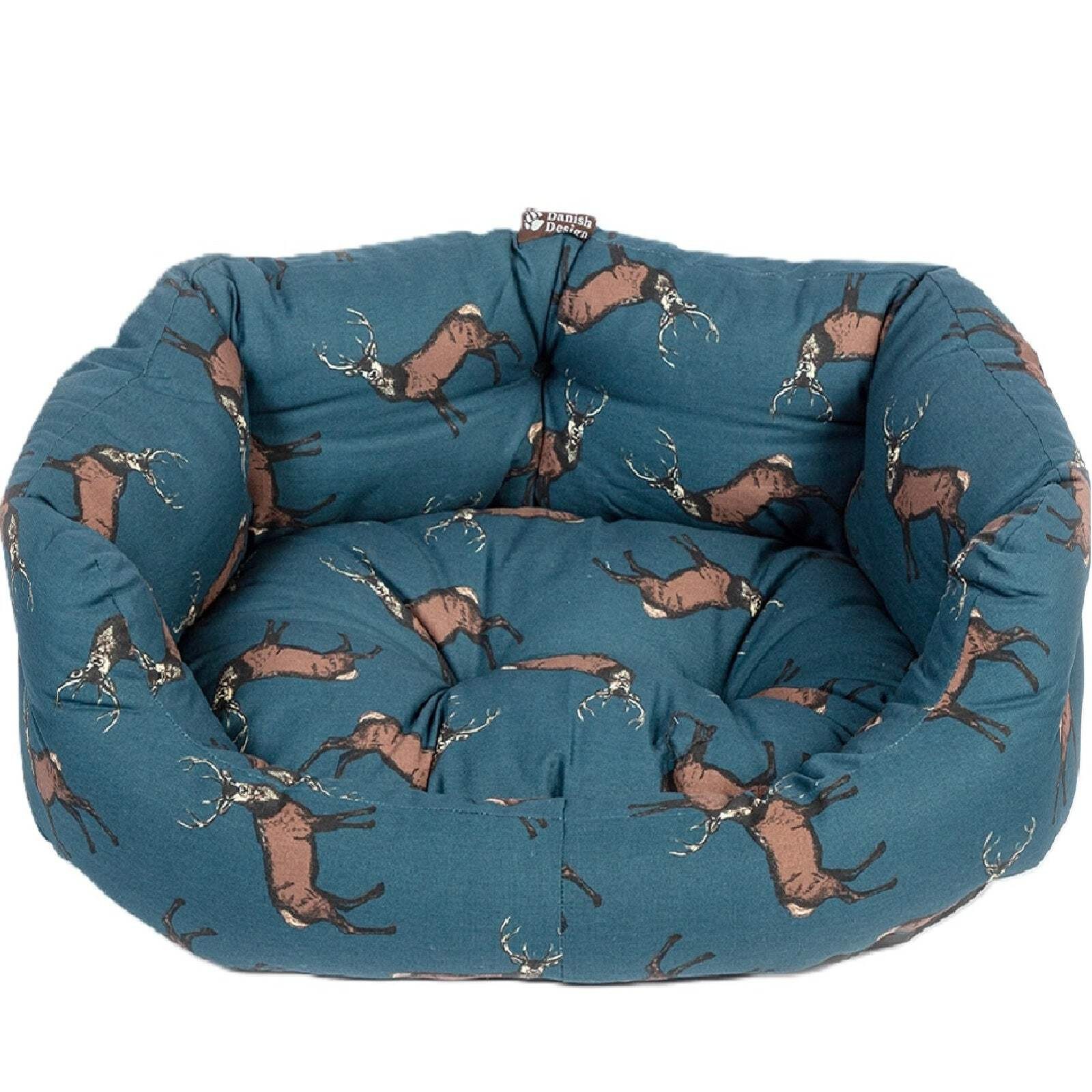 DANISH DESIGN WOODLAND STAG SLUMBER BED 18"" 24"" 30"" 35"" 40"" : Dog Cushion Nest