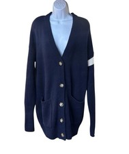 LA LIGNE New York Martha Wool Cashmere Oversized Cardigan Sweater Size Small