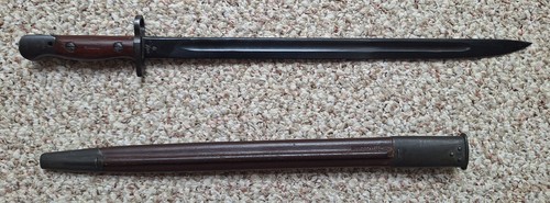 Orange Arsenal Australian 1943 Dated No. 1 MK3 Bayonet, Excellent Condition WWII