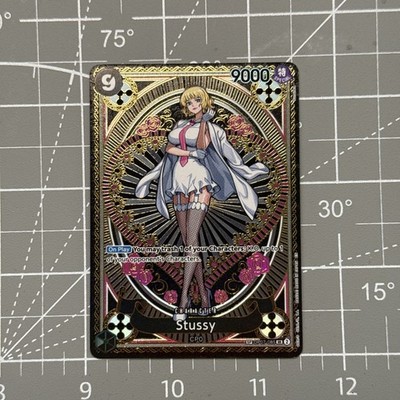 One Piece CCG TCG Stussy OP07-085 SP Special (Alt Art) Englisch 