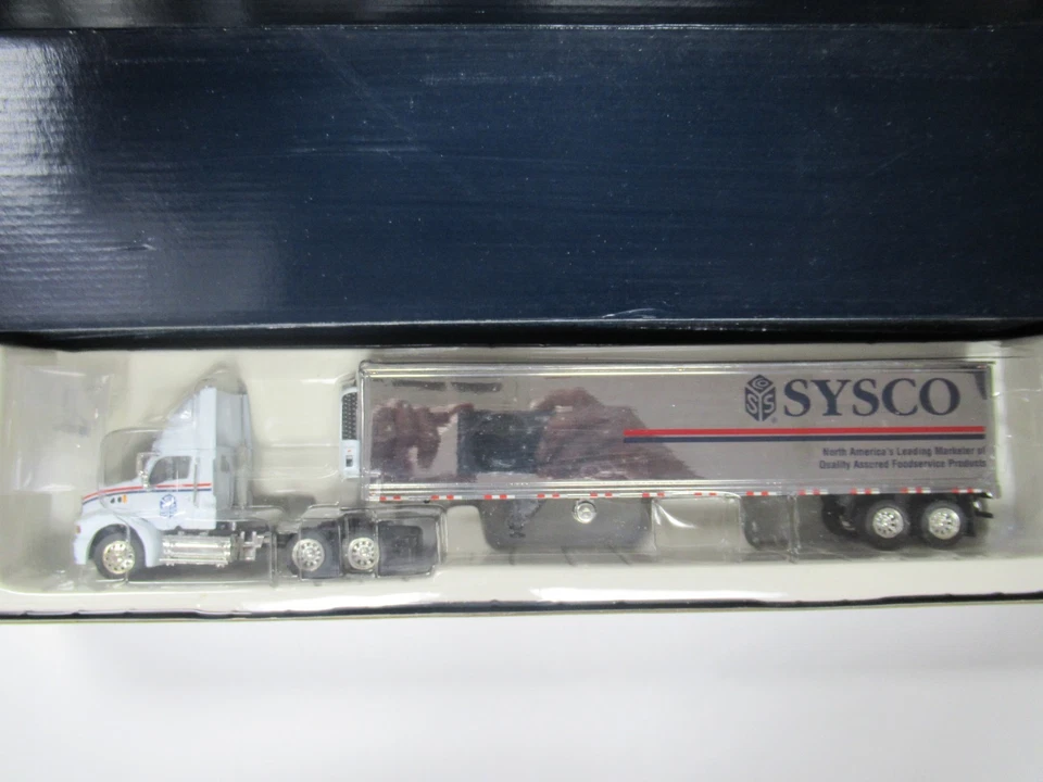 Tonkin Replicas Chrome Sysco Tractor Trailer Refrigerated Trailer With Box 1:53 - Image 2 of 4