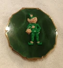 Vintage Stratton Cosmetic Compact Vanity ~ Elf Theme