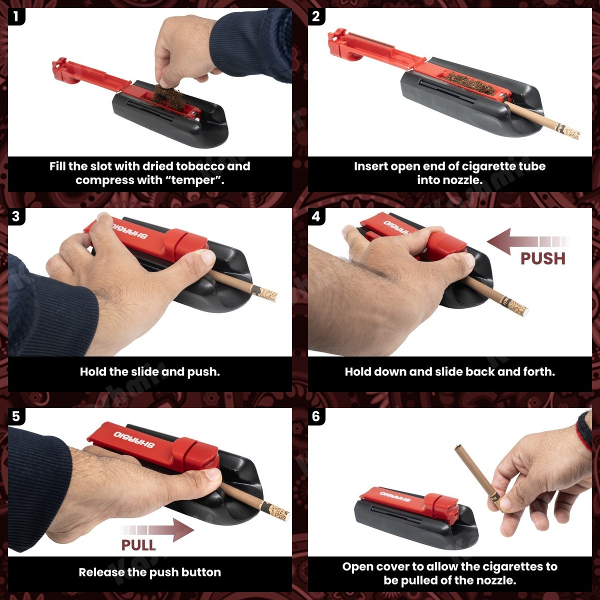 how to fill a cigarette tube FILLING IN 1 MINUTE Single Cigarette Tube Injector Quick