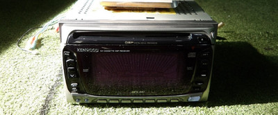 KENWOOD DPX-440 2DIN Car Audio CD/Cassette Receiver Player Black