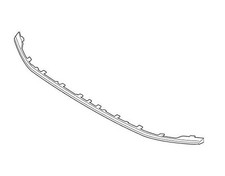 ZIERLEISTE GITTER STOßSTANGE VORNE FÜR AUDI Q3 S-LINE AB 2018 SILBER