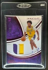 2024-25 Panini Immaculate Bronny James Jr. Materials Red Patch RC #9/25 Lakers