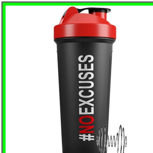 SmoothMix Dual Pack Protein Shaker Bottles 24oz Dishwasher Safe - Picture 4 of 6