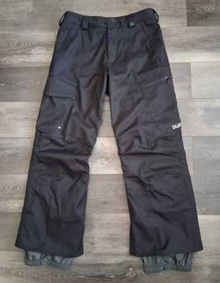 Burton Dryride Cargo Snowboard Pants True Black Mens Size Medium NWOT 