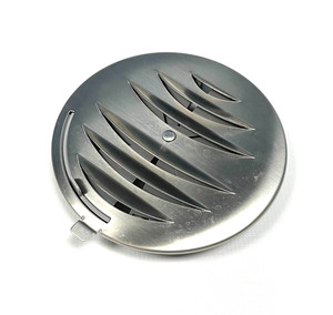Airstream Air Conditioner Vent Grille, Silver, Brushed Finish, Adjustable, OB