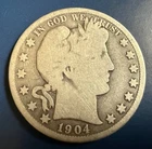 1904 O Barber Half Dollar - Very Good Condition - 69SU