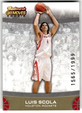 2007-08 Topps Trademark Moves Luis Scola #/1999 Rookie #76