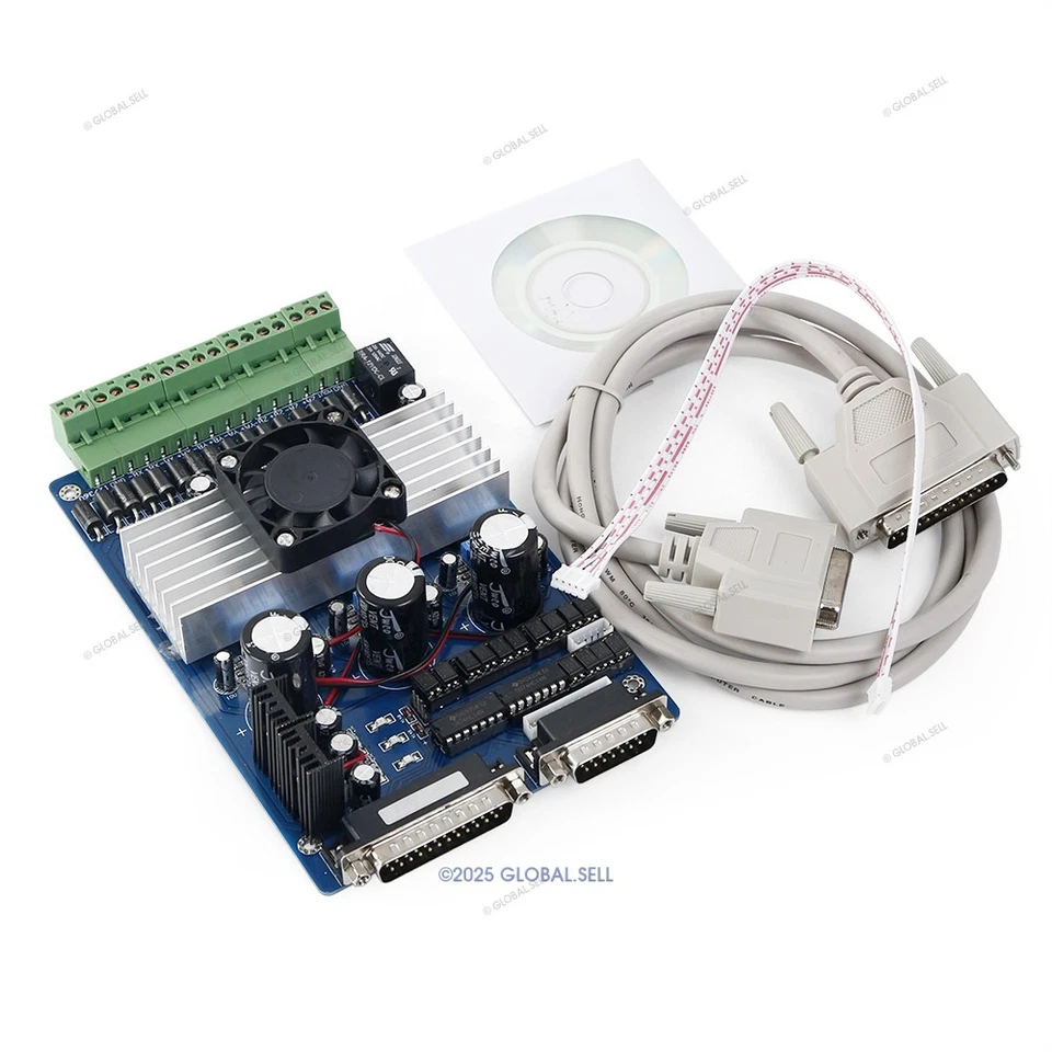 3 Axis CNC Kit TB6560 HB Nema24 417oz-in Motor 24V PSU For DIY Router/Plasma - Image 2 of 4