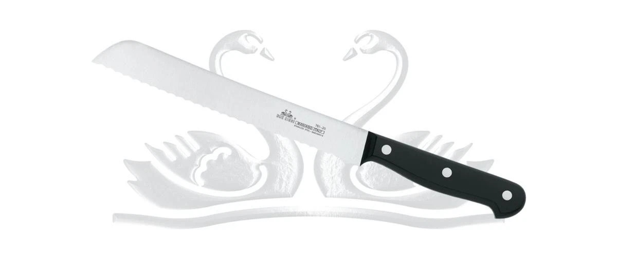 DUE CIGNI Bread Knife 20cm – Serrated Blade – Dishwasher Safe – Black Handle
Opens in a new window o