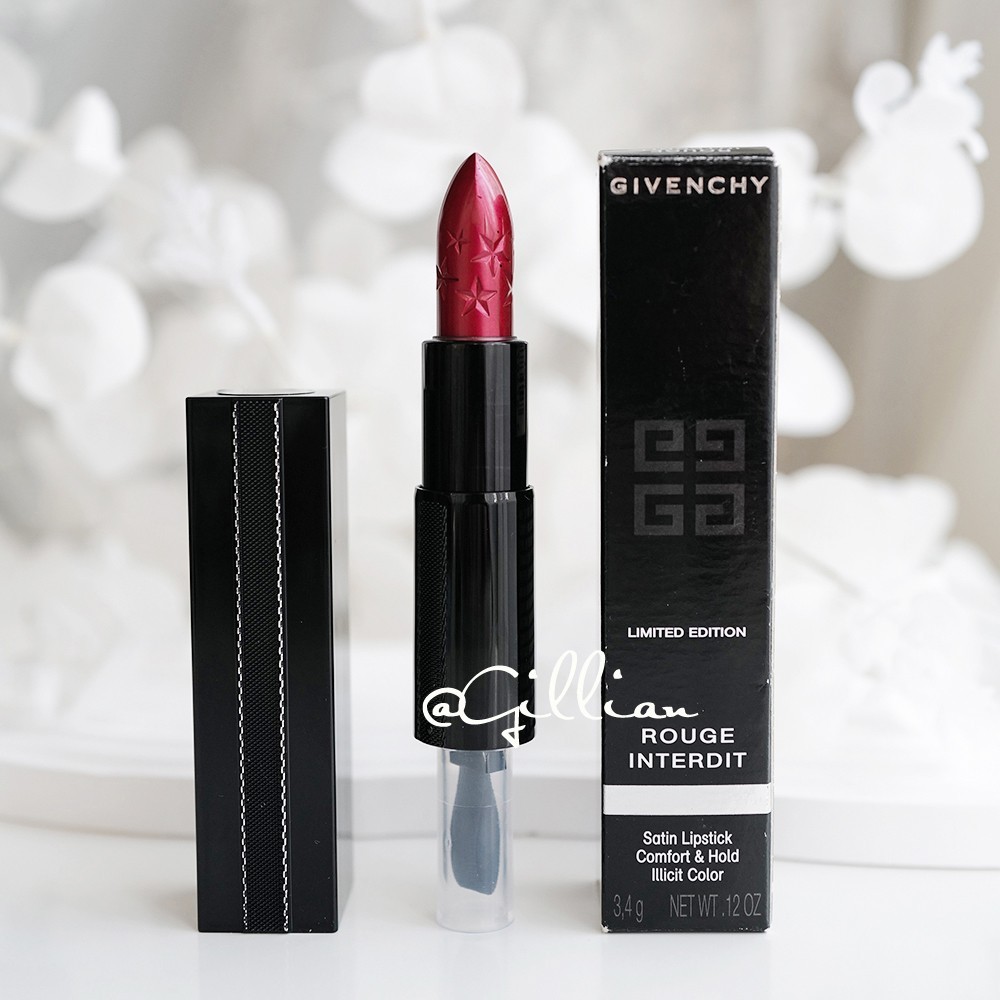 GIVENCHY Rouge Interdit Satin Lipstick - #26 Midnight Red