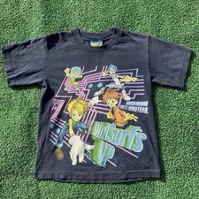 Vintage 2000 Kids Digimon Digital Monsters Digi Surfs Up Medium T-shirt