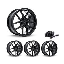 5x114.3 Set Of 4 17 Rims Black Alloy Wheel Fits 2008-14 Dodge Avenger Oevj Rtx