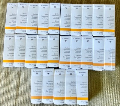 Lot of 25 Dr. Hauschka Quince Day Cream 0.17oz each 4.25oz Total - Best by 10/26