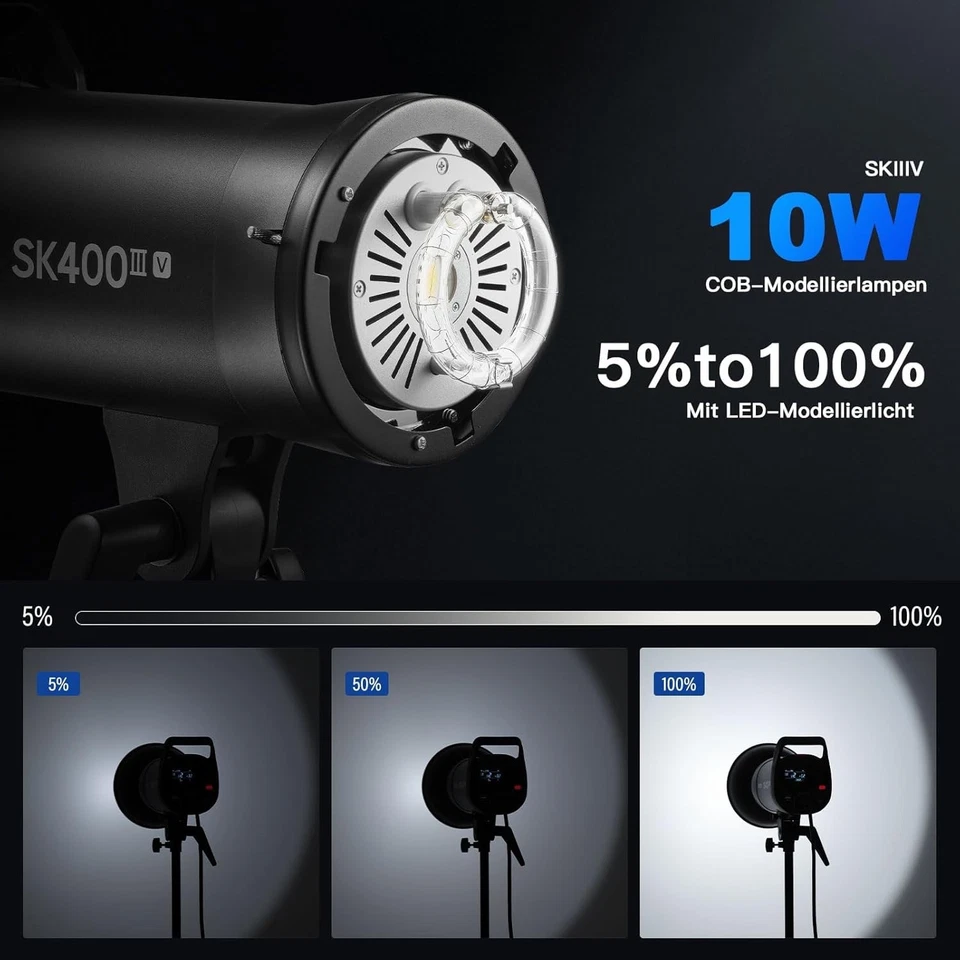 GODOX SK400IIIV Professioneller Studio Flash Photography - Bild 4 von 4