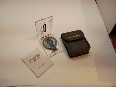 Coghlan's Combination Lensatic/Map Compass with Case & Owner's Manual