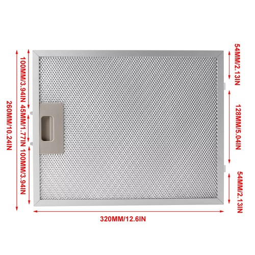 Filter For Range Hood Aluminized Grease Parts Replacement Stainless Steel 32x26 - Picture 15 of 35