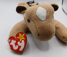 TY Beanie Baby BROWN DERBY THE HORSE 7" STUFFED ANIMAL Toy 1995