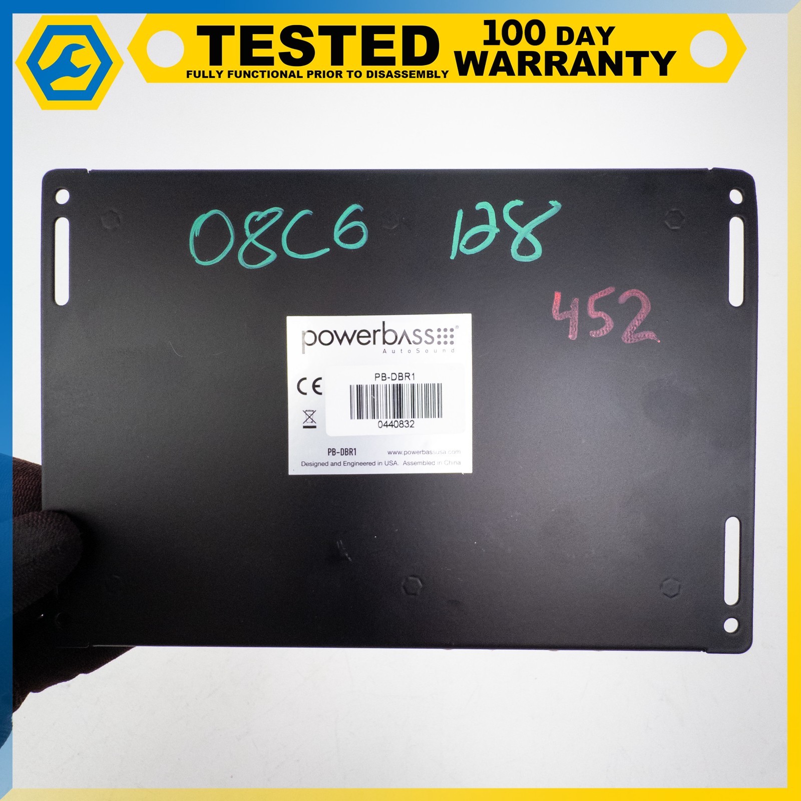 05-13 CHEVROLET CORVETTE C6 POWERBASS PB-DBR1 DIGITAL BASS RESTORATION PROCESSOR