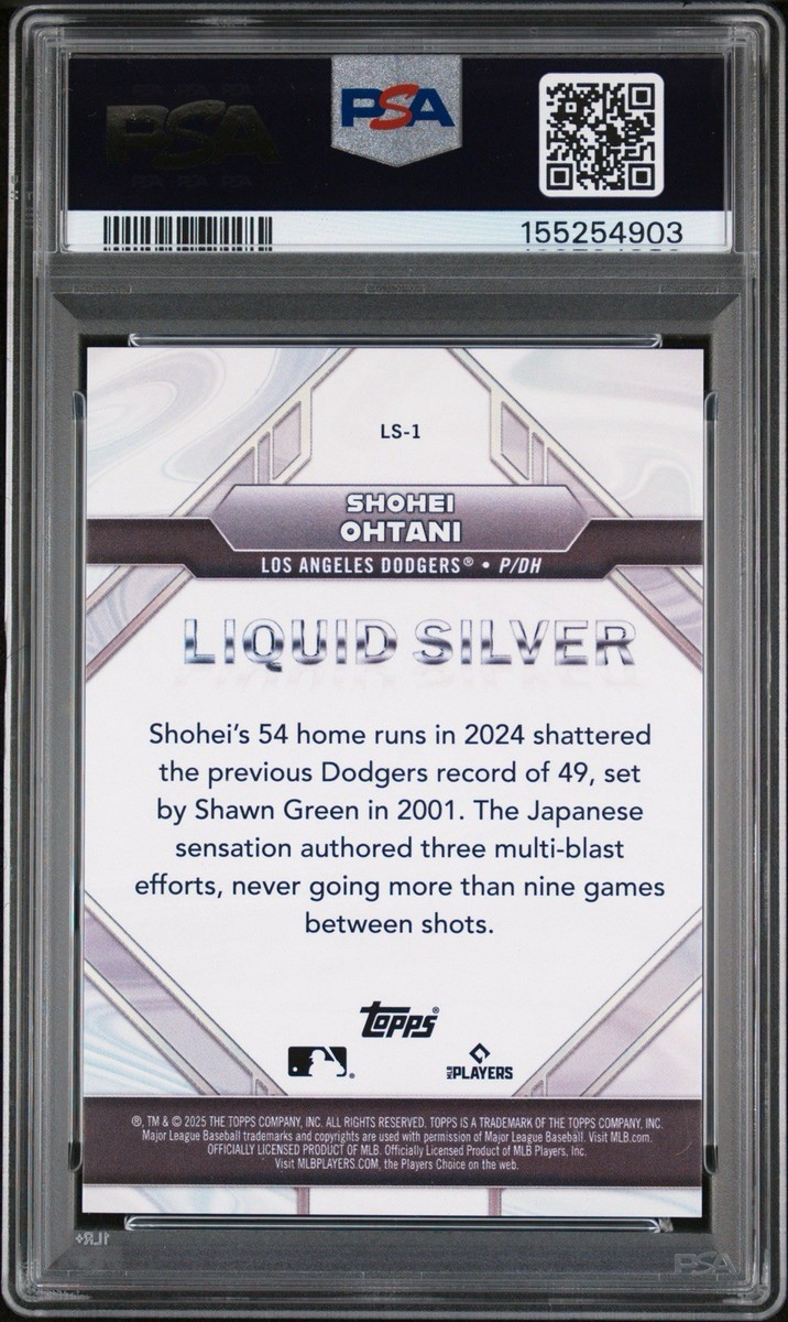 2025 Topps Diamond Icons - Liquid Silver Shohei Ohtani #LS-1 for