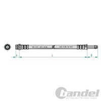 2X Nk BremsschlÄUche Hinten AußEn Passend FÜR Ford Galaxy Mondeo S-MAX | 8525146