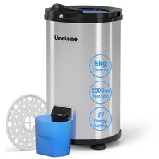 Scendibiancheria 2800 giri/min Umelome 6KG, Stendibiancheria, Classe Energetica A, Argento