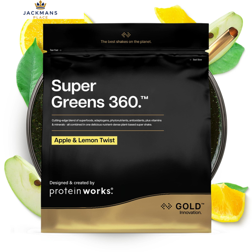 Protein Works | Super Greens 360 - Gold Innovation, Enhanced 500g (41 Shakes)