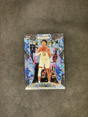 2019 PANINI PRIZM DRAFT BLUE CAMO JAXSON HAYES RC # /25 LAKERS JAZZ