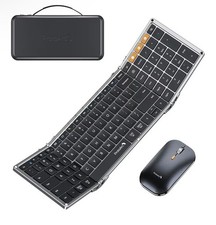 ProtoArc Foldable Keyboard and Mouse, XKM01 True Full-Size Folding