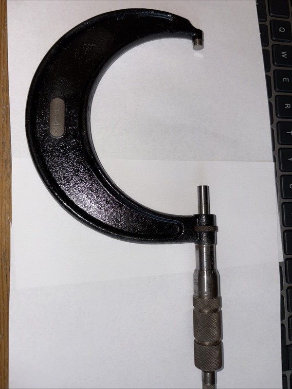CENTRAL TOOL 3-4 micrometer 0.001 Graduation