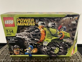 LEGO Power Miners Thunder Driller 8960 Manual & Box 85% Complete