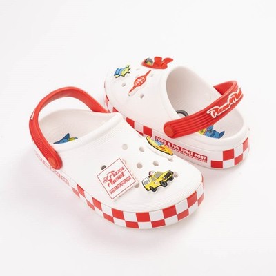 Toy Story Crocs Pizza Planet Off-Court Clog - White