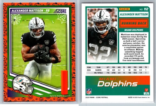 2025 Panini Score-A-Treat Football BASE #1-200 You Pick & Complete Your Set! - Picture 112 of 200