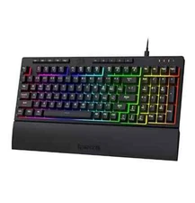 Redragon K515 Shiva RGB Membrane Gaming 98 Keys Detachable Wrist Rest (New)