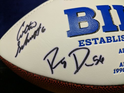 2017 Buffalo Bills autographed/Signed/Auto NFL football w/8X Autos, great clean - Picture 2 of 7