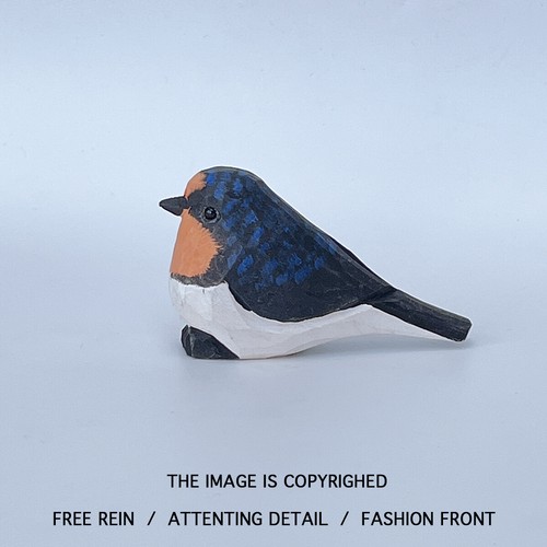 Handmade Wooden Bird Ornament Cute Parrot Solid Wood Decoration, Birthday Gift - Picture 16 of 51