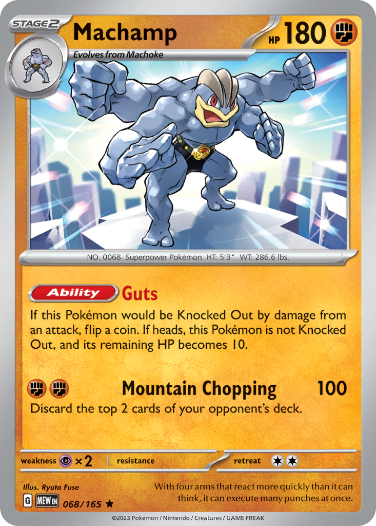 Machamp 68/165 Rare Holo | 151 | Pokemon Card | eBay