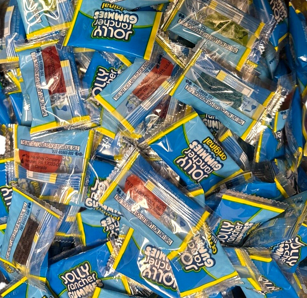 Jolly Rancher Gummies Assorted Fruit Flavored, Bulk Fun Size Candy (2 Pounds)
