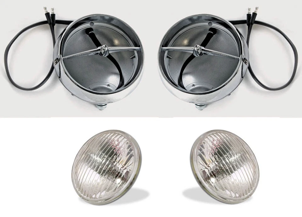 New! 1965 Ford MUSTANG GT Fog Light Kit w/ Switch, Bulbs,  Horse & Corral, - Image 2 of 4