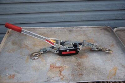6' COME ALONG WINCH 2000LBS 1 TON CABLE PULLER MANUAL LEVER FOR BOAT ATV TRAILER