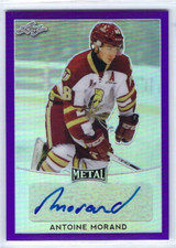 2016-17 Leaf Metal PURPLE #BA-AM3 Antoine Morand autograph 13/15