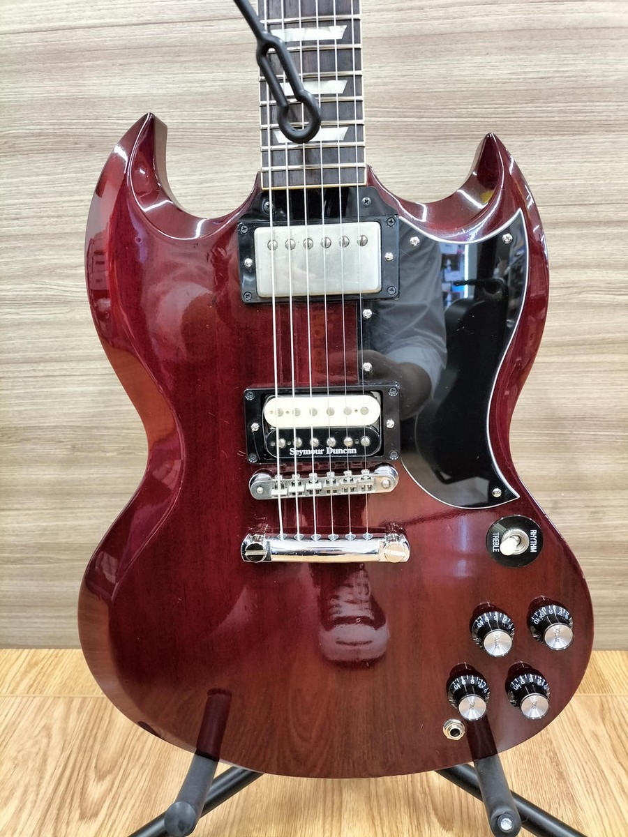 値下げ 送料込 Orville SG レッドエレキギター ジャンク扱い
