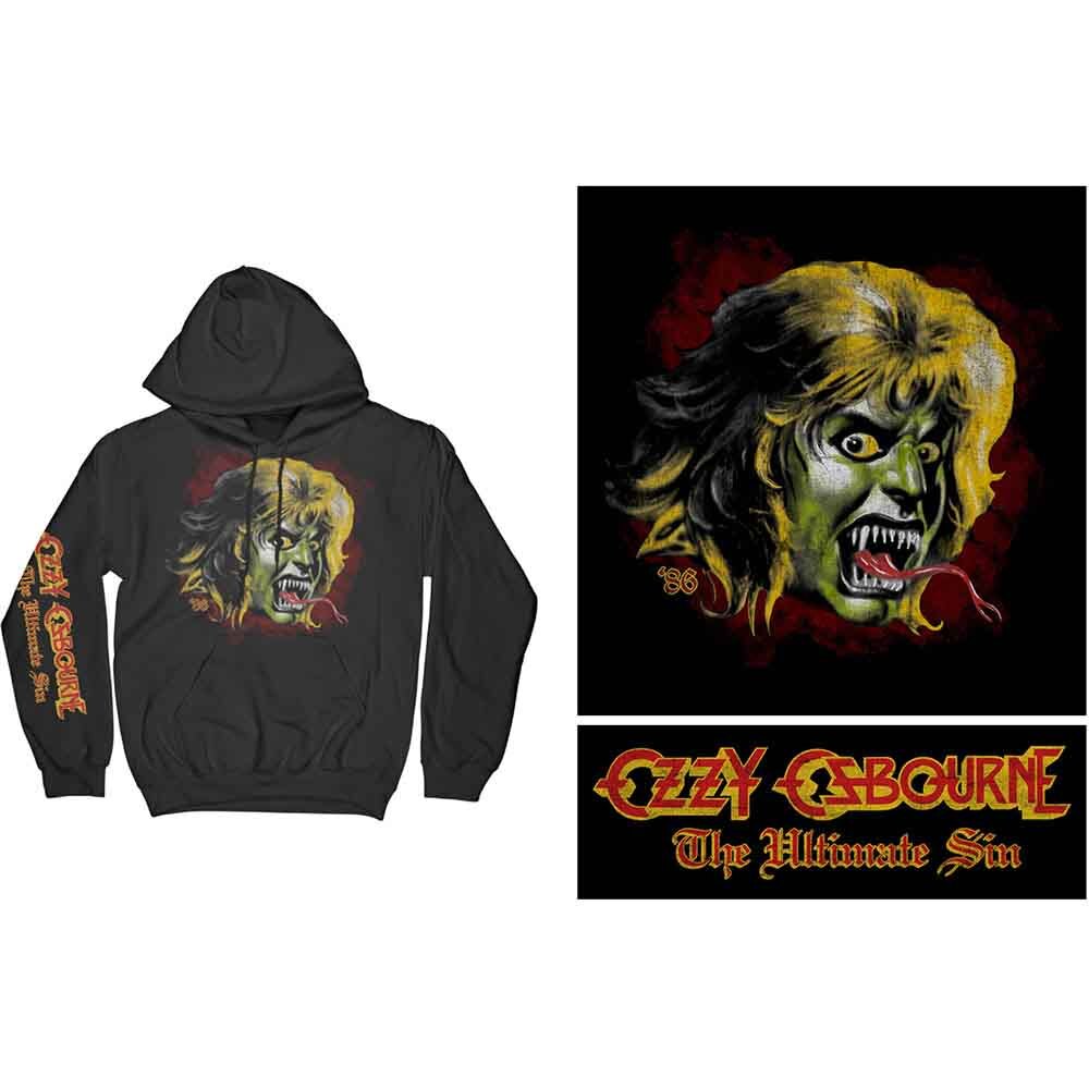 Ozzy Osbourne Kapuzenpullover - Offiziell Lizenziert Mit Demon Logo