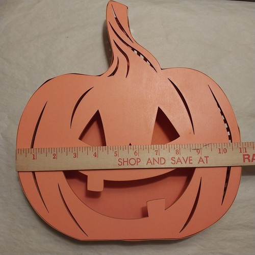 Jack o Lantern Pumpkin 12" LED Flickering Halloween Indoor Decoration Hyde & Eek - Picture 23 of 24