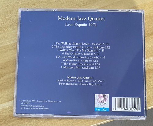 Modern Jazz Quartet Live Espana 1971 CD - Bild 3 von 3