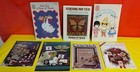 New Listing6 Vintage cross stitch Magazines & 1 book-#'s 12/41& 65 by Gloria & Pat +4
