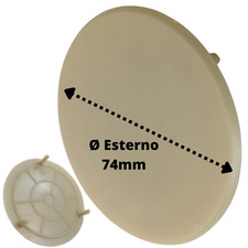 Coperchio tondo 60mm per scatola cassetta di derivazione Tappo rotondo da parete